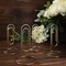Gold 5 Sign Holders 5" Paperclip Metal Table Number Stands Party Decorations